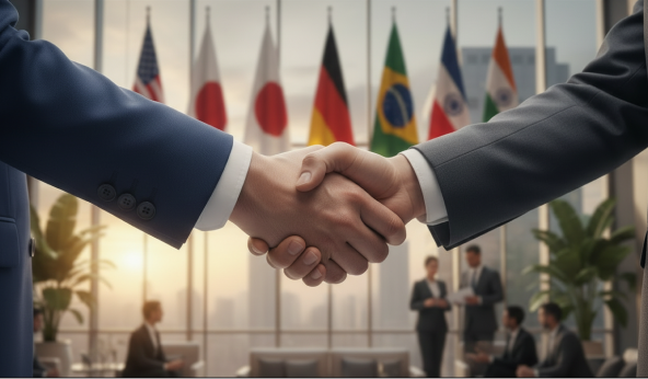Rede de parcerias internacionais