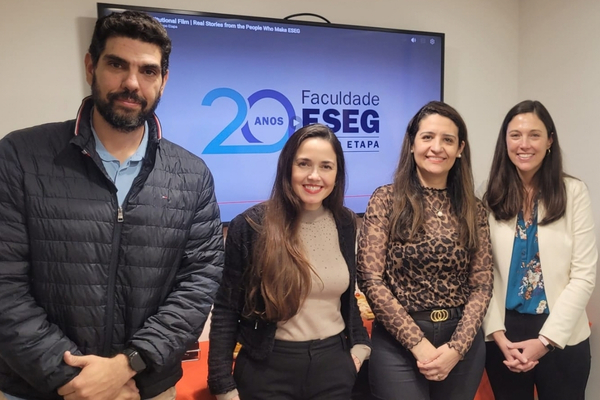 ESEG recebe representante da Temple University para discutir possibilidades de cooperação internacional