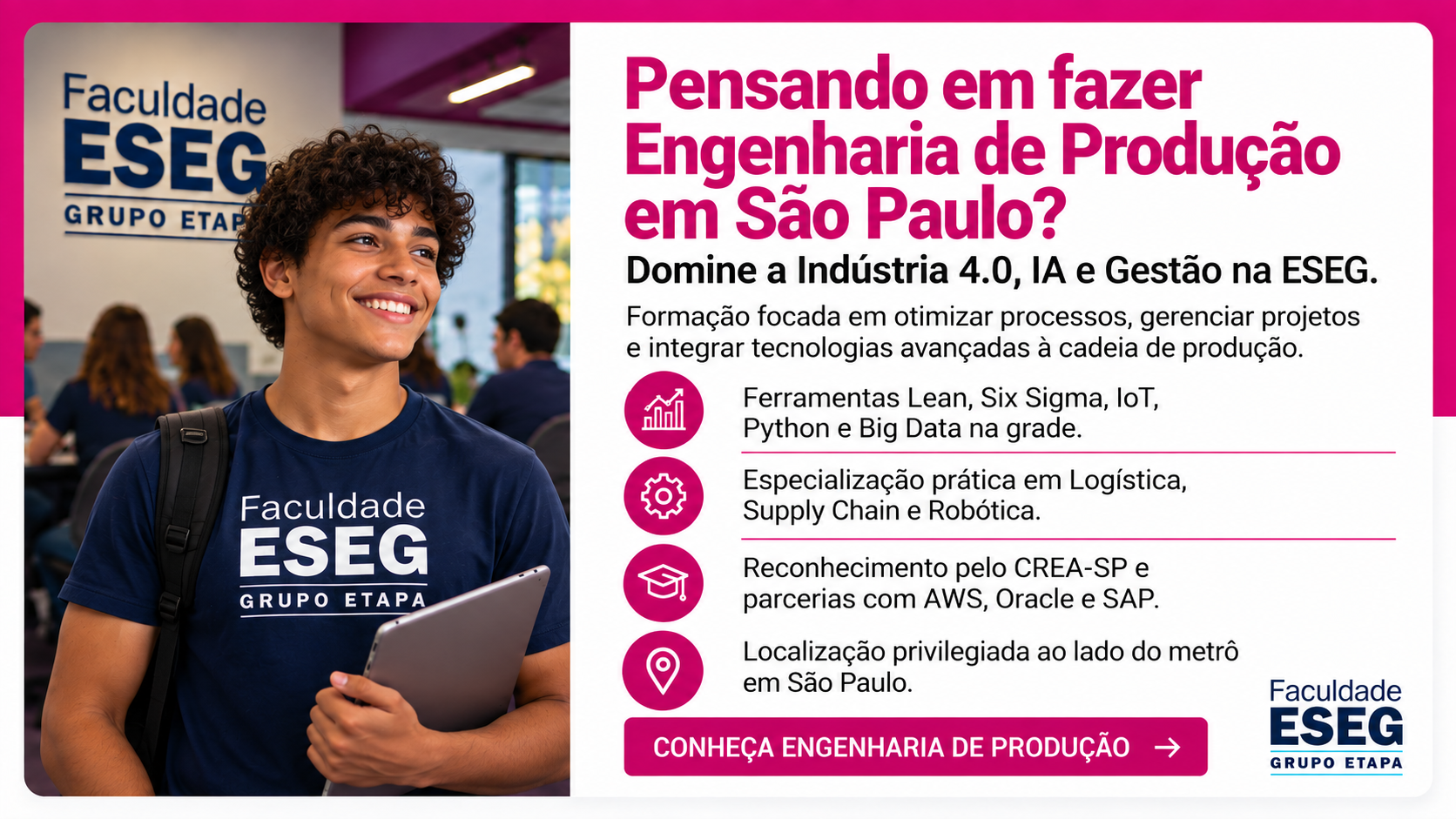 Engenharia de Produção em São Paulo - ESEG